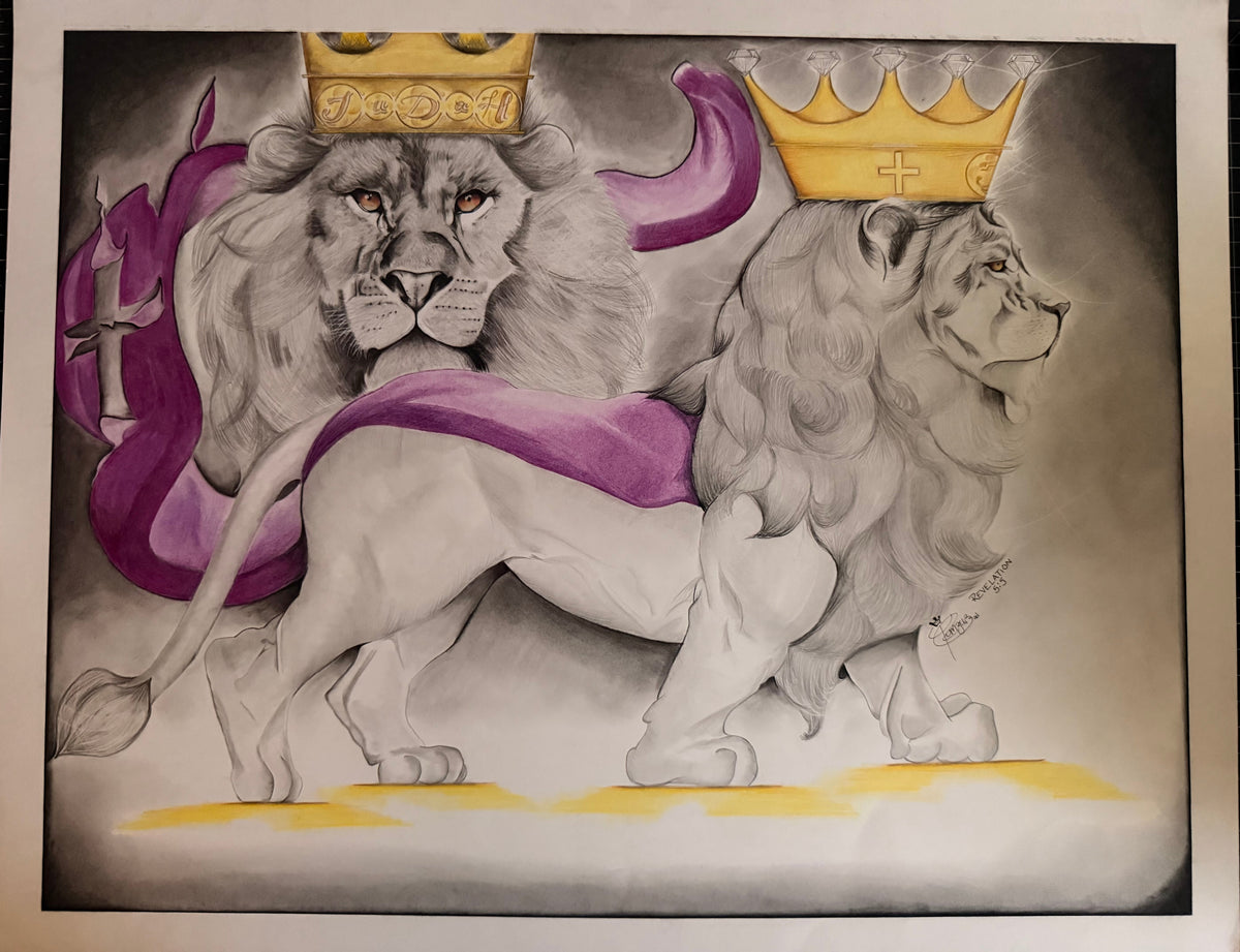 “The Lion Of Judah” 11 x 17” Art Reprint